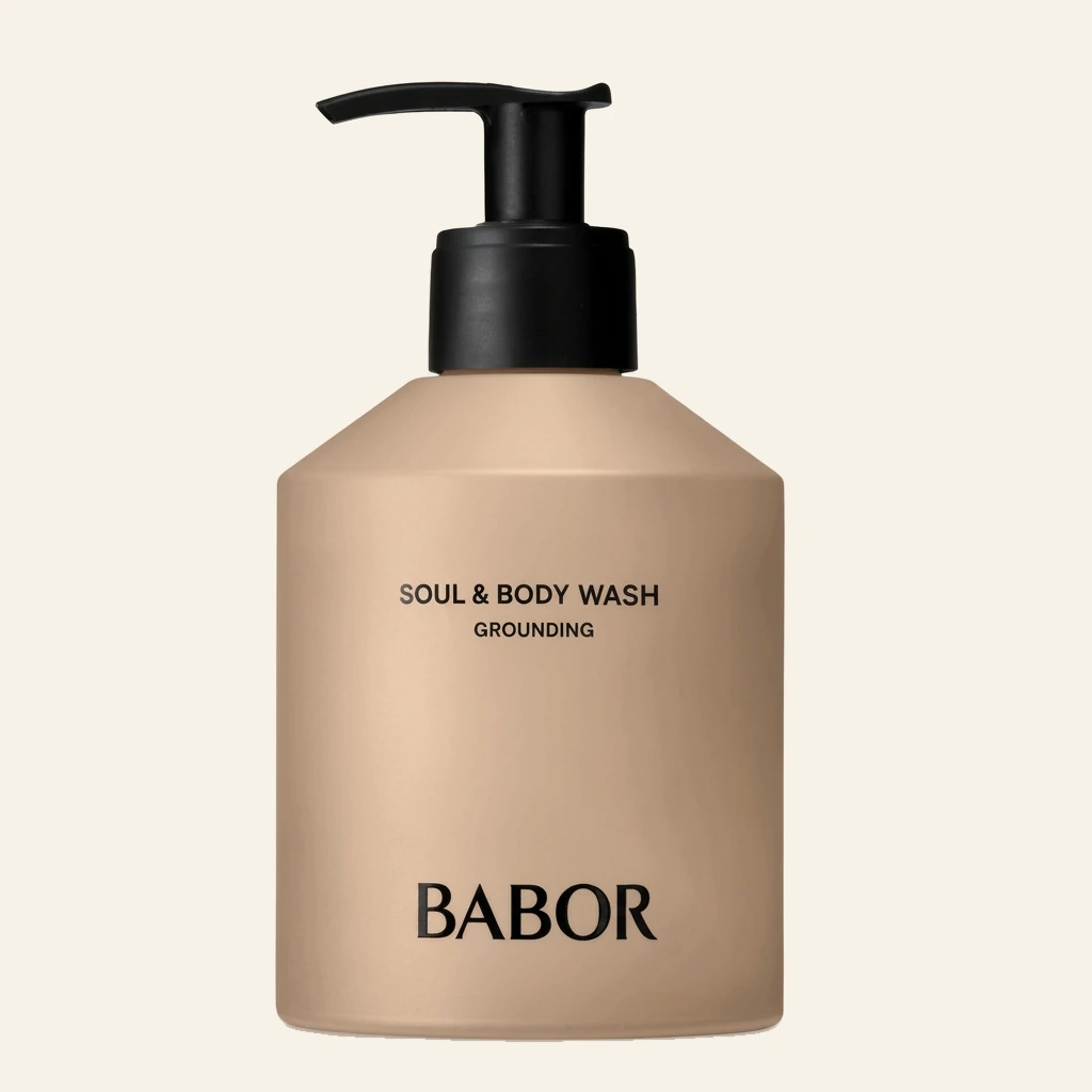 BABOR Soul & Body Wash Grounding – pflegendes Duschgel für sanfte Reinigung und entspannende Hautpflege