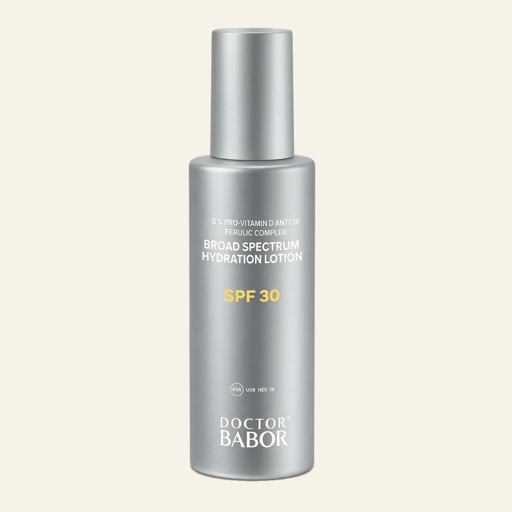 DOCTOR BABOR Hydration Lotion SPF 30 – feuchtigkeitsspendende Tagespflege mit Sonnenschutz für glatte und geschützte Haut