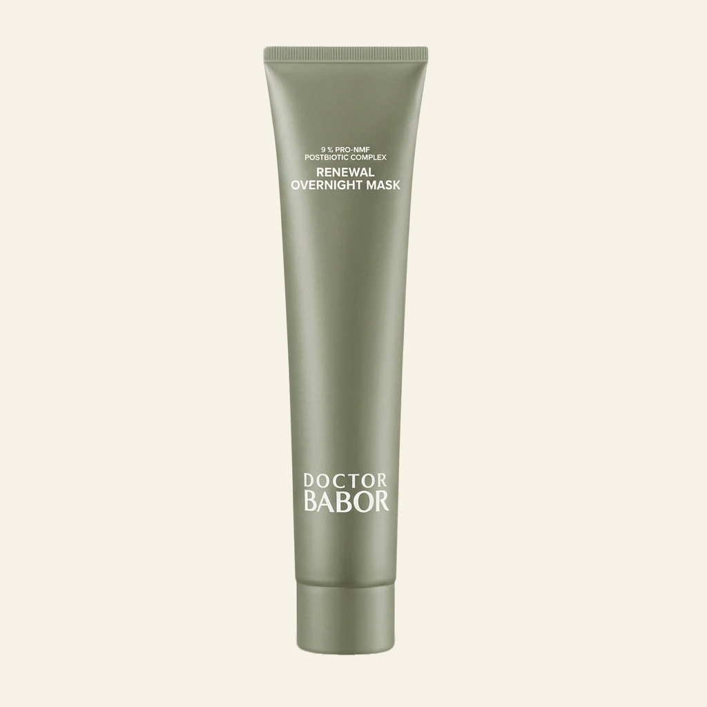 Doctor Babor Renewal Overnight Mask mit Postbiotika – intensive Nachtpflege zur Hautregeneration, stärkt die Hautbarriere und sorgt für ein frisches, glattes Hautbild am Morgen