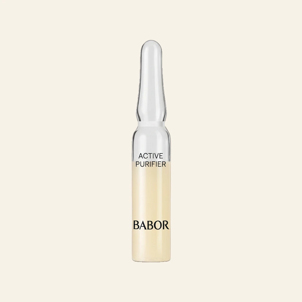 BABOR Active Purifier Ampulle – klärendes Serum gegen unreine Haut, Pickel und überschüssigen Talg