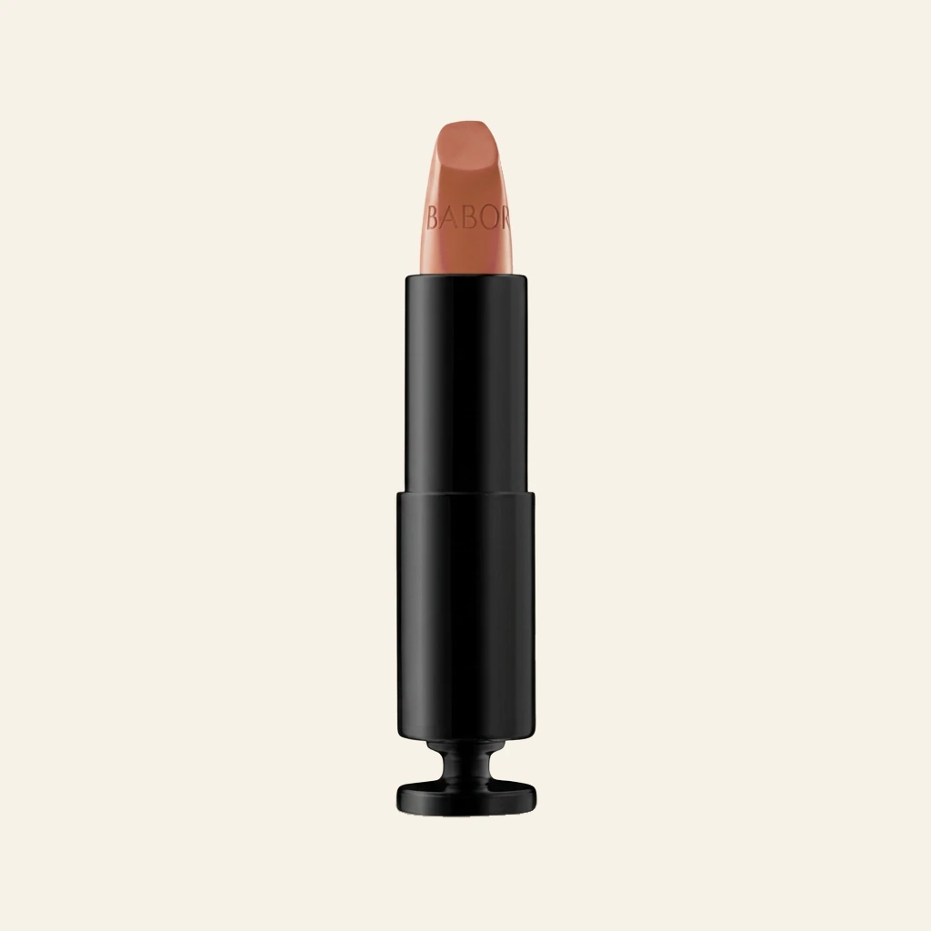 BABOR Lippenstift warm nude – Lippenstift für natürliche, gepflegte Lippen mit warmem Farbton
