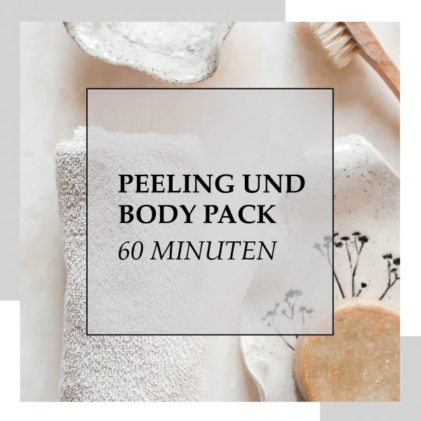 Gutschein Peeling und Body Pack 60 Minuten | HopeCosmetics