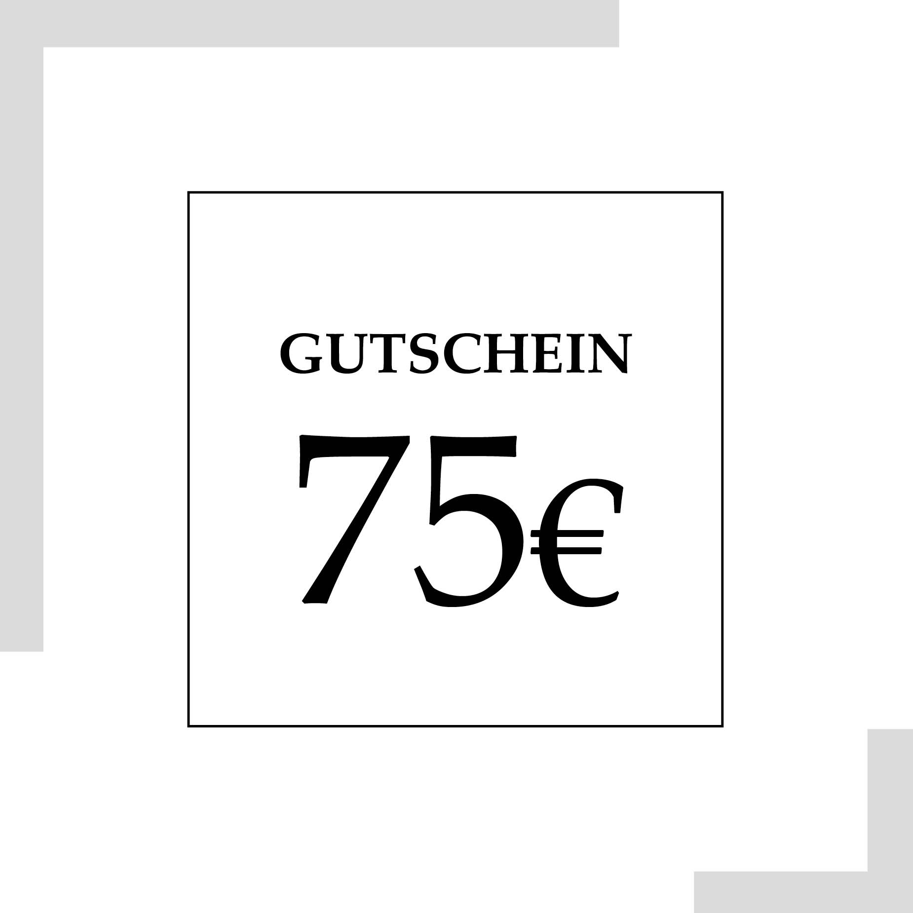 Gutschein 75 Euro | HopeCosmetics