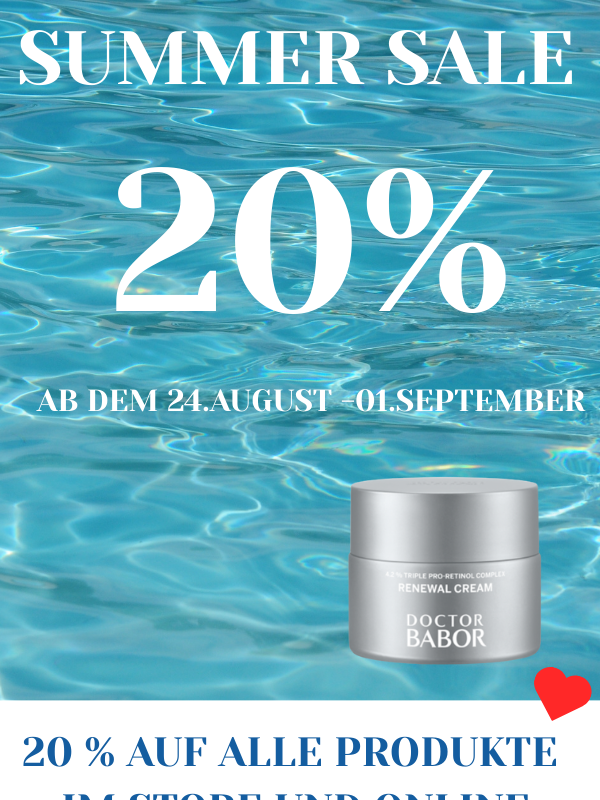BABOR Summer Sale 20% auf alle Produkte